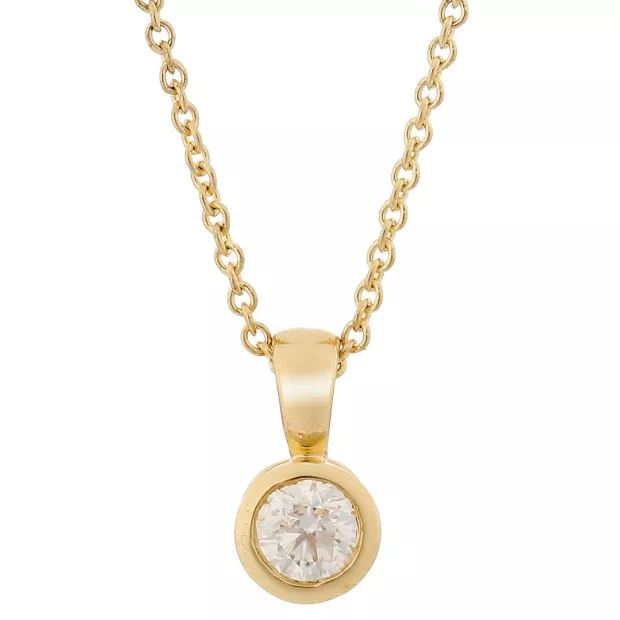 orphelia Rosalind Yellow-gold 18k Chain With Pendant KD-2031/1