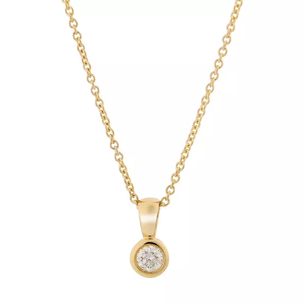 Orphelia Rosalind Yellow-gold 18k Chain With Pendant KD-2030/1