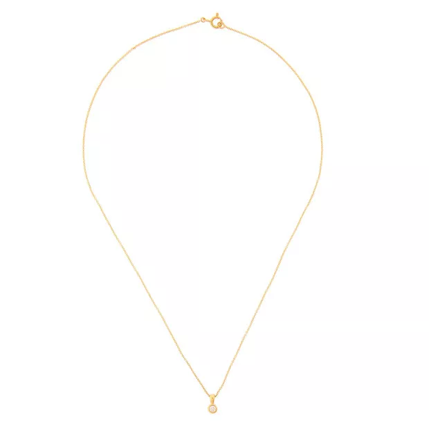 Orphelia Rosalind Yellow-gold 18k Chain With Pendant KD-2030/1