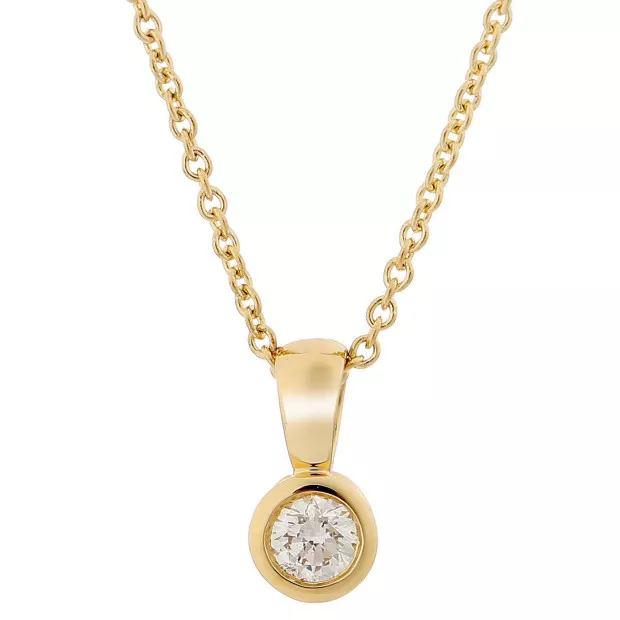 orphelia Rosalind Yellow-gold 18k Chain With Pendant KD-2030/1
