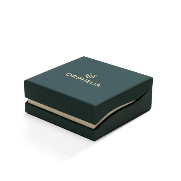 Orphelia Signature Silver Set: Chain-pendant + Earrings SET-7517