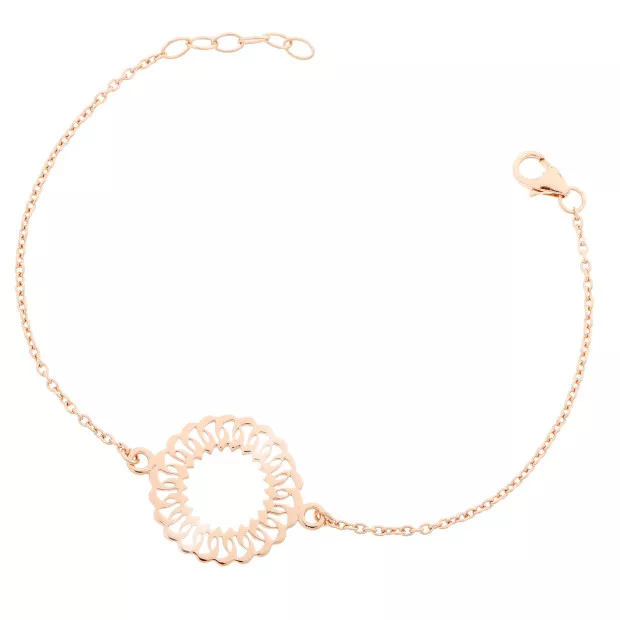 Orphelia Silver Set: Bracelet + Earrings + Necklace SET-7075/1
