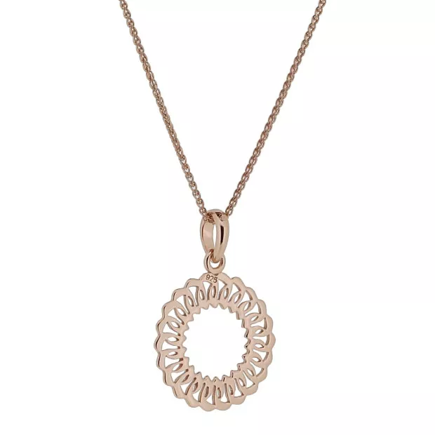 Orphelia Silver Set: Bracelet + Earrings + Necklace SET-7075/1