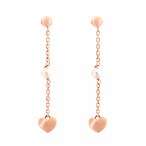 Orphelia Silver Set: Chain + Bracelet + Earrings SET-7378