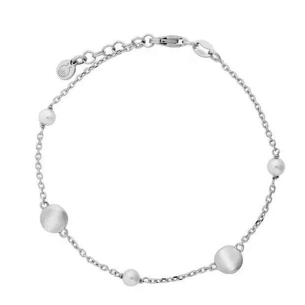 Orphelia Silver Set: Chain + Bracelet + Earrings SET-7379