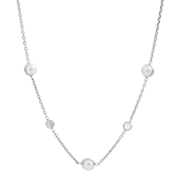 Orphelia Silver Set: Chain + Bracelet + Earrings SET-7380