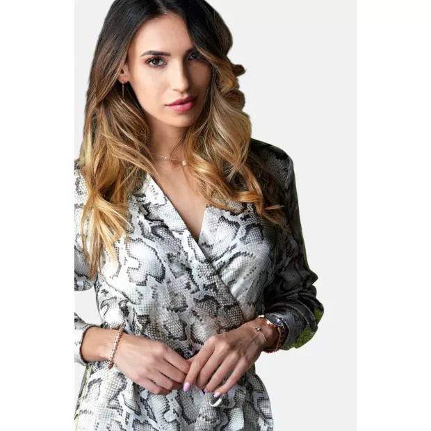 Orphelia Silver Set: Chain + Bracelet + Earrings SET-7419