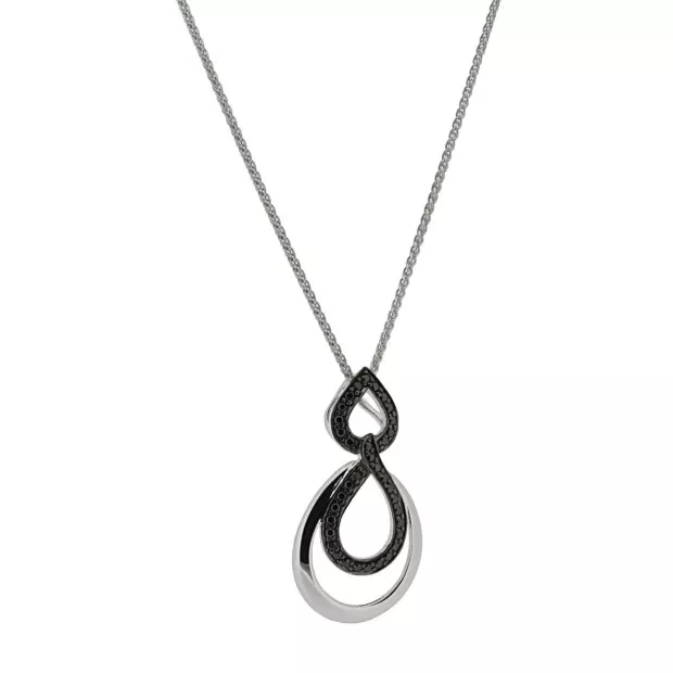 Orphelia Silver Set: Chain-pendant + Earrings SET-7092/2