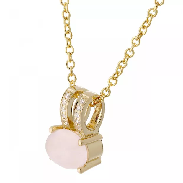 Orphelia Silver Set: Chain-pendant + Earrings SET-7122/G