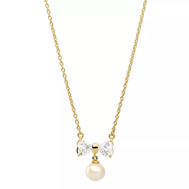 Orphelia Sparkle Silver Set: Chain-pendant + Earrings SET-7512