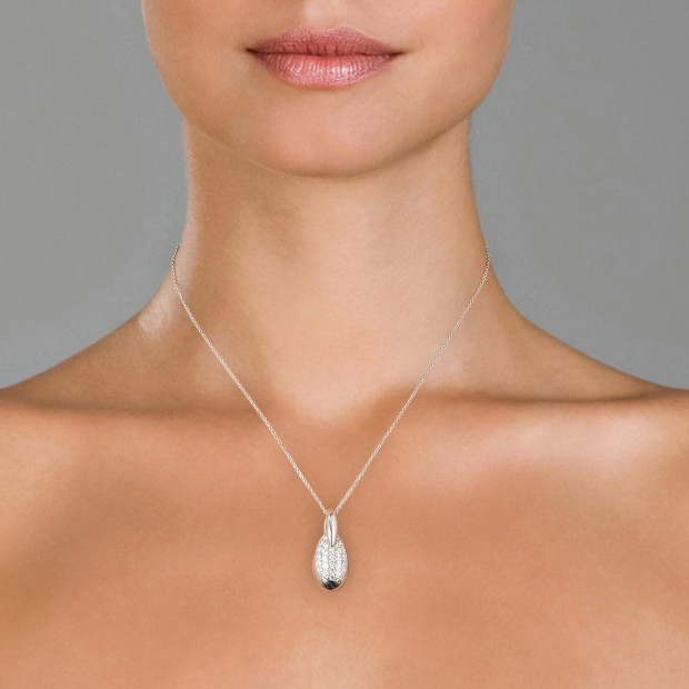 Orphelia Sterling Silver Chain With Pendant ZH-4771