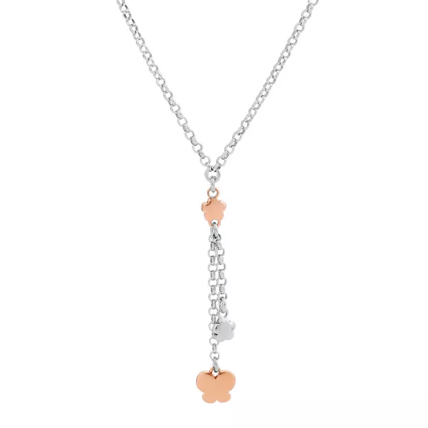 Orphelia Sterling Silver Set: Chain + Bracelet + Earrings SET-7386