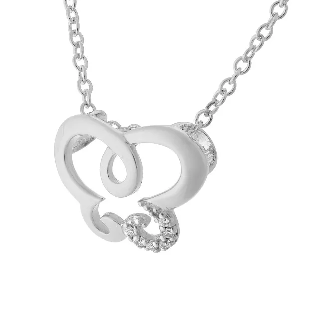 Orphelia Sterling Silver Set: Chain-Pendant + Earrings SET-7088