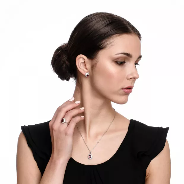 Orphelia Udine Silver Chain With Pendant ZH-7236/RU