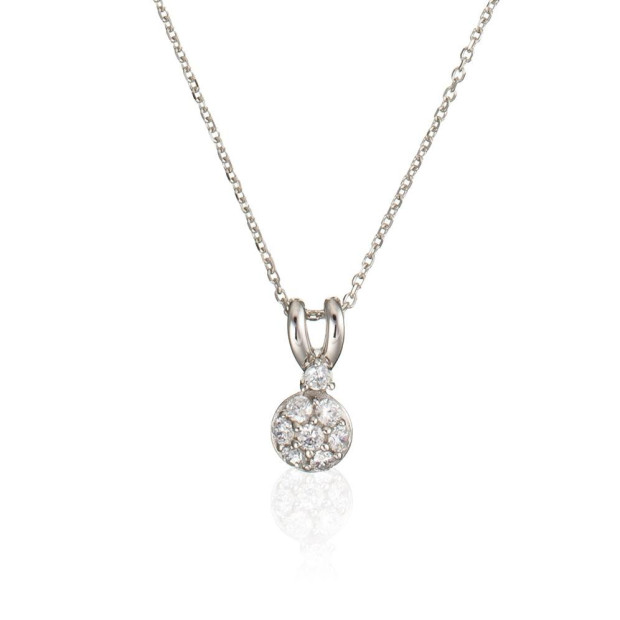 Orphelia Women's Sterling Silver Chain With Pendant - Silver ZH-4740