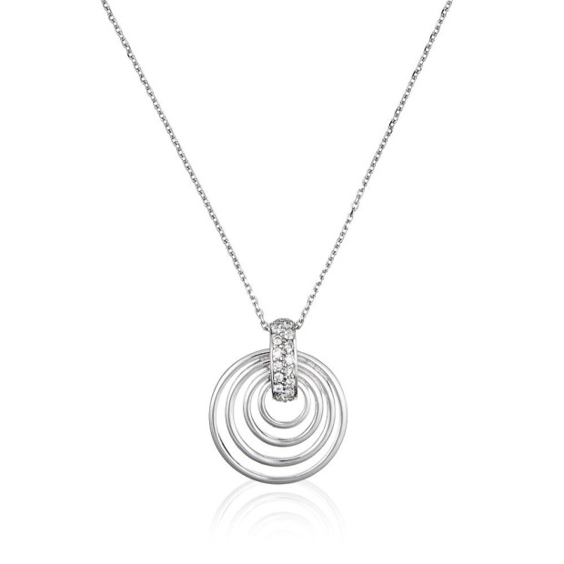 Orphelia Women's Sterling Silver Chain With Pendant - Silver ZH-4670