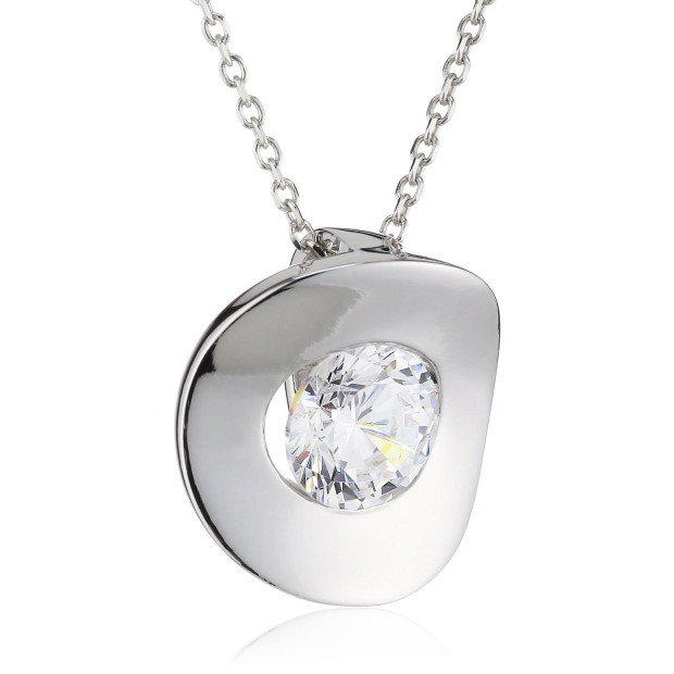 Orphelia Women's Sterling Silver Chain With Pendant - Silver ZH-4655