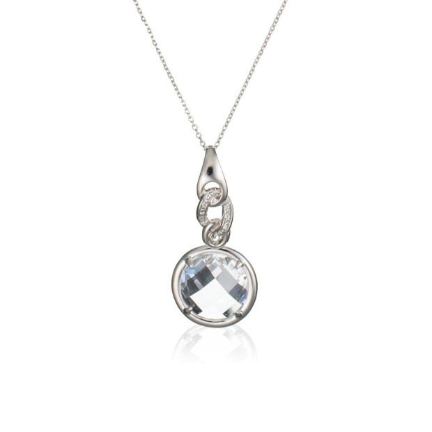 Orphelia Women's Sterling Silver Chain With Pendant - Silver ZH-4563