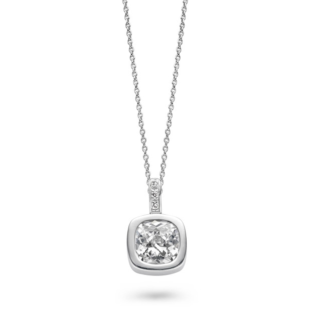 Orphelia Women's Sterling Silver Chain With Pendant - Silver ZH-4644