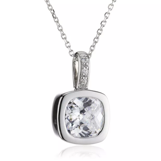 orphelia Women's Sterling Silver Chain with Pendant - Silver ZH-4644