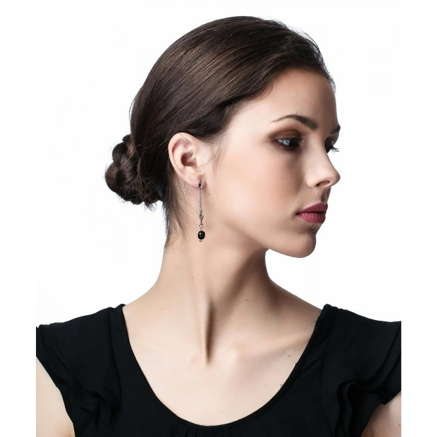 Orphelia Women's Sterling Silver Drop Earrings - Silver ZO-5550