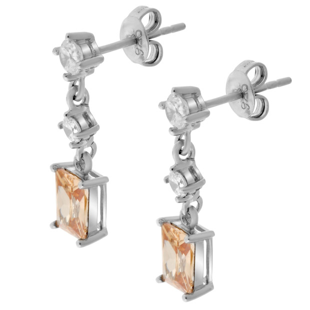 Orphelia Women's Sterling Silver Drop Earrings - Silver ZO-5533