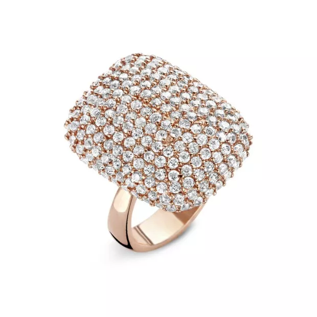 orphelia Women's Sterling Silver Ring - Rose R-13436/52
