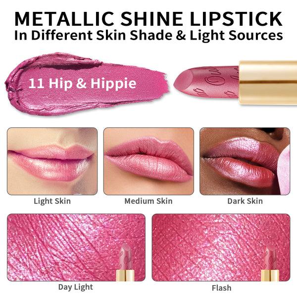 Oulac Metallic Shine Lipstick