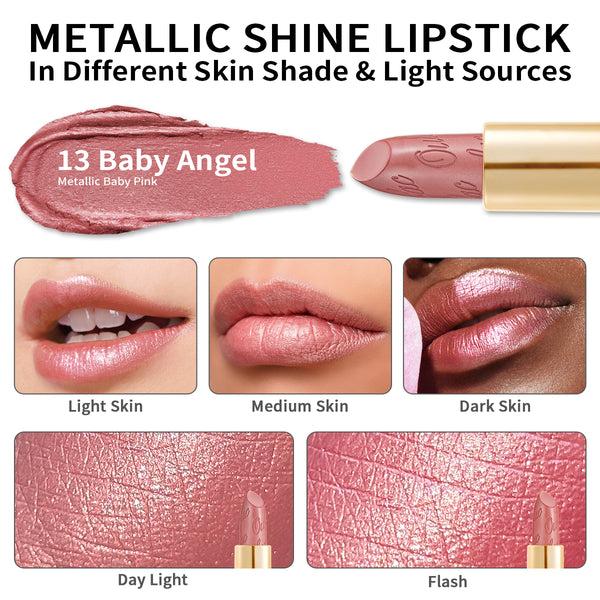 Oulac Metallic Shine Lipstick