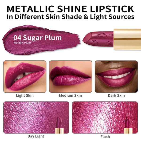 Oulac Metallic Shine Lipstick