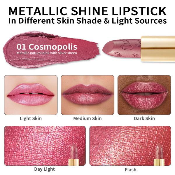 Oulac Metallic Shine Lipstick