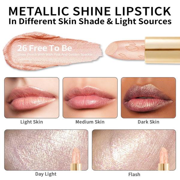 Oulac Metallic Shine Lipstick