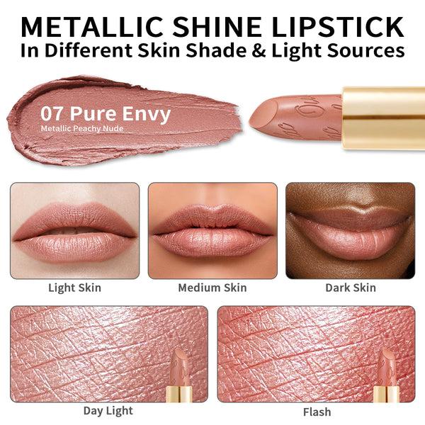 Oulac Metallic Shine Lipstick