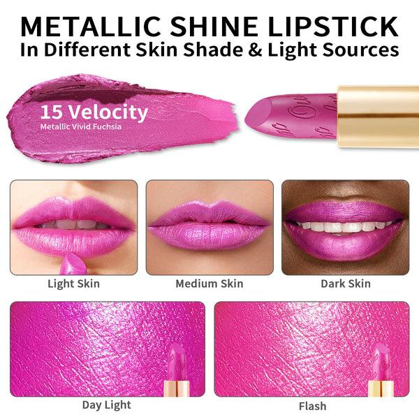Oulac Metallic Shine Lipstick