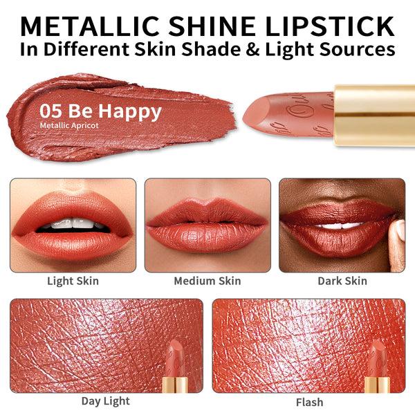 Oulac Metallic Shine Lipstick