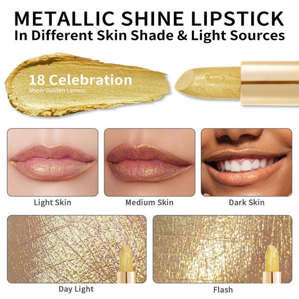 Oulac Metallic Shine Lipstick
