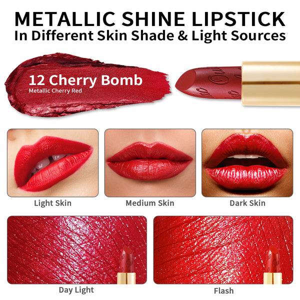Oulac Metallic Shine Lipstick