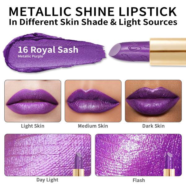 Oulac Metallic Shine Lipstick