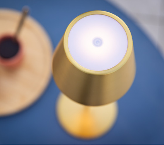 ozalide ALIKI - Lampe à poser tactile et rechargeable - Gris anthracite