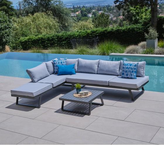 Ozalide ANDUZE TROPIC AVOCAT - Lot De 2 Coussins Extérieur - 40x40x15