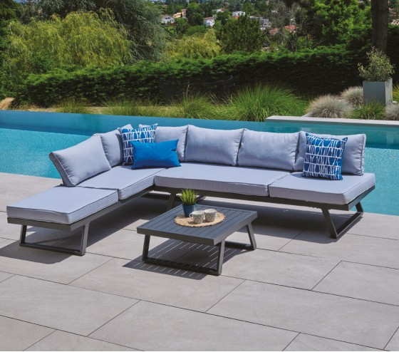 Ozalide ANDUZE TROPIC AVOCAT - Lot De 2 Coussins Extérieur - 50x30x15