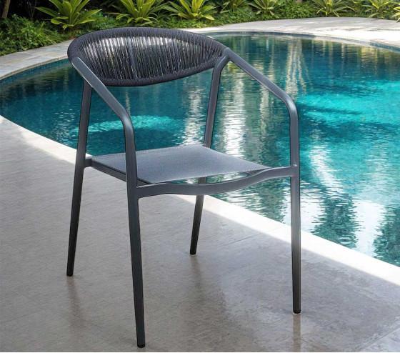 Ozalide BALINA - Ensemble Table Et Chaises De Jardin - 6 Places