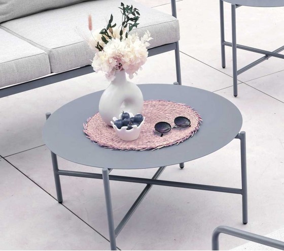 Ozalide CAP FERRET - Salon De Jardin - 4 Places - Anthracite