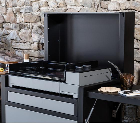 Ozalide Capots Premium Acier Pour Chariot 60 Noir Et Gris Clair - Forge Adour