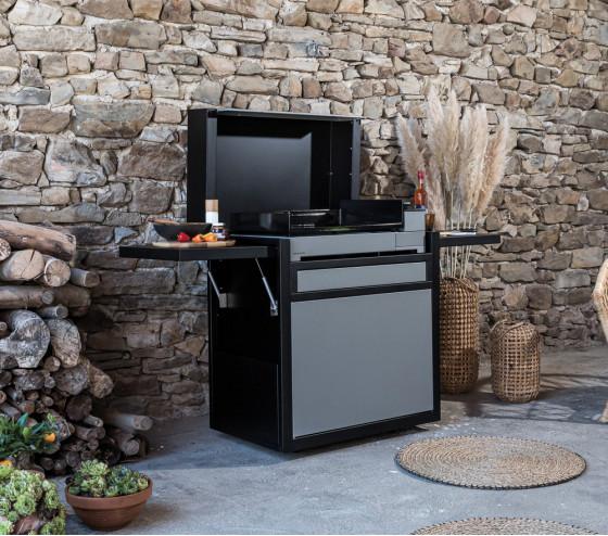 Ozalide Capots Premium Acier Pour Chariot 60 Noir Et Gris Clair - Forge Adour