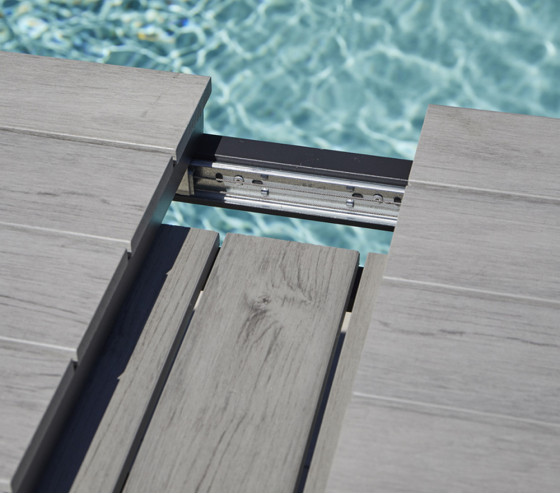 Ozalide CAVALAIRANA - Ensemble Table Et Chaises De Jardin - 8 Places - Gris Perle