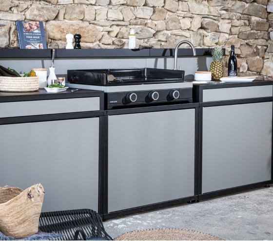 ozalide Chariot Premium Acier Noir & Gris clair 75 - Forge Adour