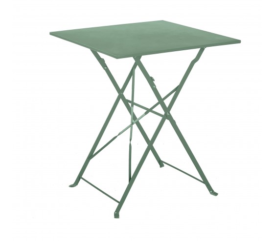 ozalide FLORENCE - Table de jardin pliante - 2 places - Vert Amande