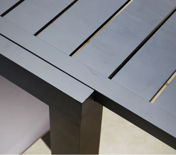 Ozalide GUETHAROS - Ensemble Table Et Chaises De Jardin - 8 Places - Gris Et Terracotta