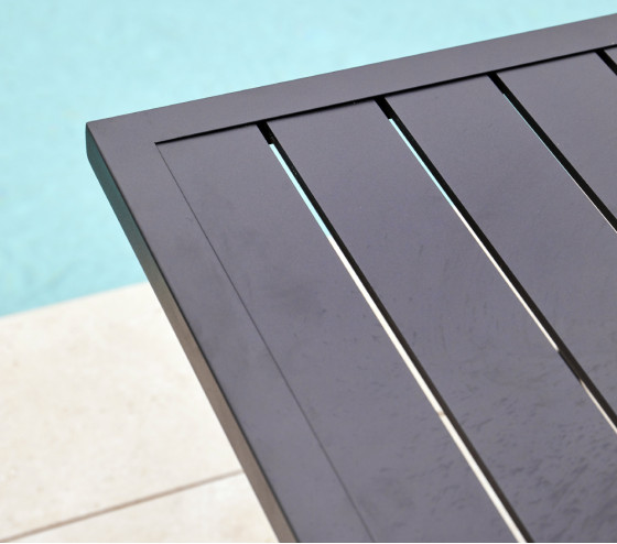 Ozalide GUETHARY - Ensemble Table Et Chaises De Jardin - 8 Places - Gris Anthracite